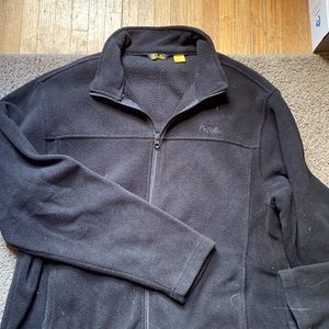 Mens Cabelas Black Fleece Jacket